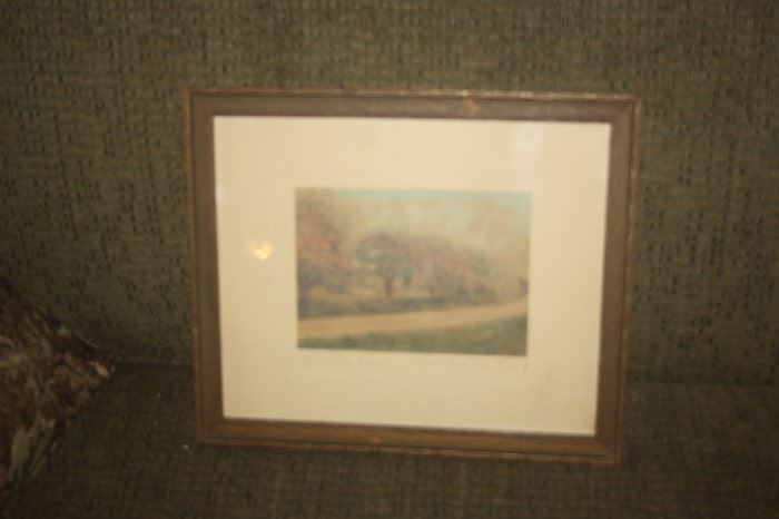 SIGNED WALLACE NUTTING ART