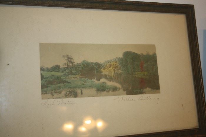 WALLACE NUTTING  SIGNED ART