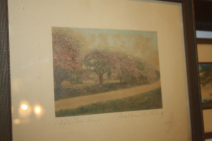 WALLACE NUTTING SIGNED WALL ART