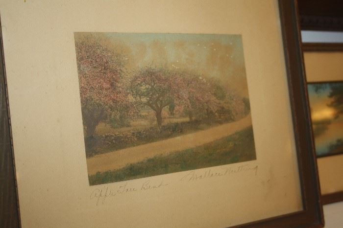 SIGNED WALLACE NUTTING WALL ART