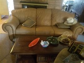 another coffee table and better view of sofa