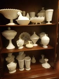 milk glass some over 50 years old