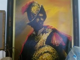 Spanish soldier painting