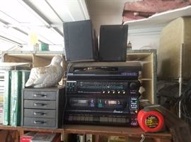 patio stereo with speakers