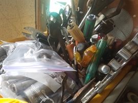 screw drivers wrenches etc, etc