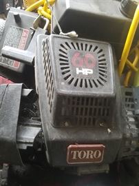 Toro power mower, three other mowers to choose from