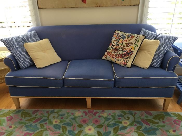 Solid maple, handcrafted sofa from Maine Cottage