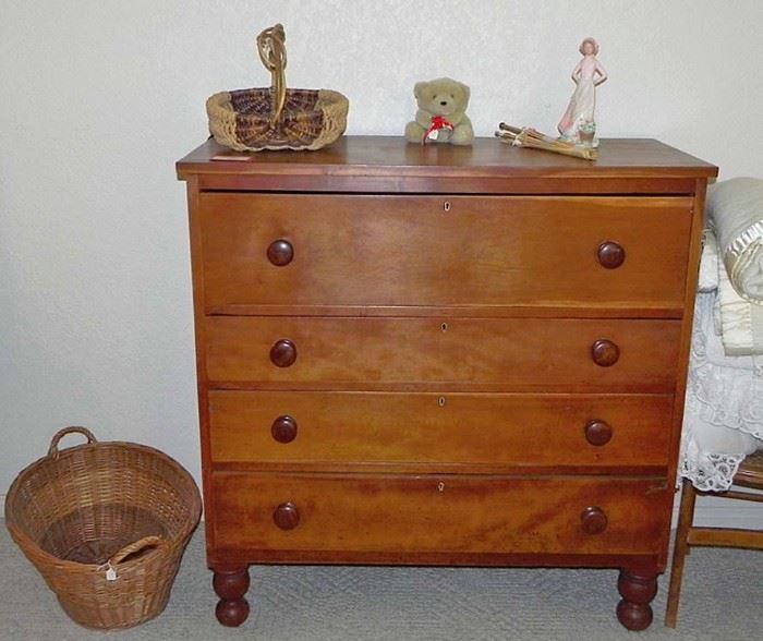 Pre Civil War chest of drawers.