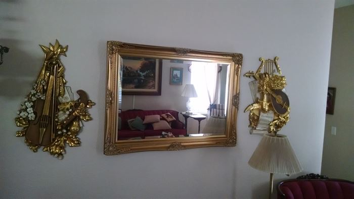 gold mirror home decor  mirror 35 décor 15 each
