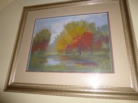 "PASSING LIGHT", WATERCOLOR PRINT