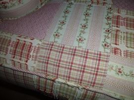 DARLING PATCHWORK SWIVEL CHAIR.