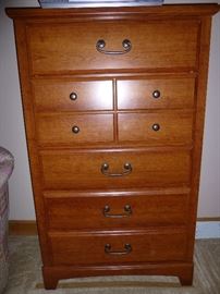 CHERRY 5 DRAWER CHEST BY ASHLEY 24 X 27 X 16