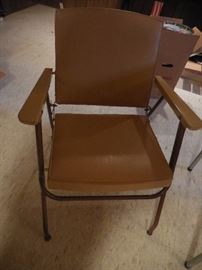 Mid Century Cloth Patio Chair (2)