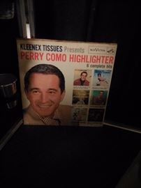 Vintage Kleenex Tissues Present Perry Como Record