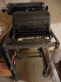 Vintage Royal Type Writer Vintage Typewriter Stand