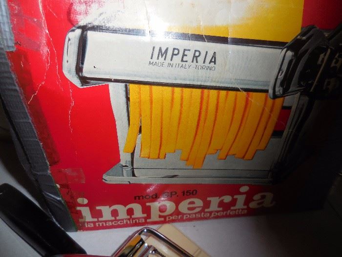 Vintage Imperia Pasta Machine/ Box