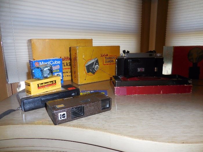 Vintage Kodak Cameras...some in boxes