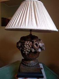 Unless you know a good dentist, don't try to eat the fresh fruit off of this lamp.