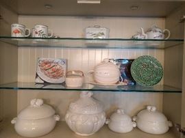 Designer-inspired collection of English ironstone and a few other unmentionables. 