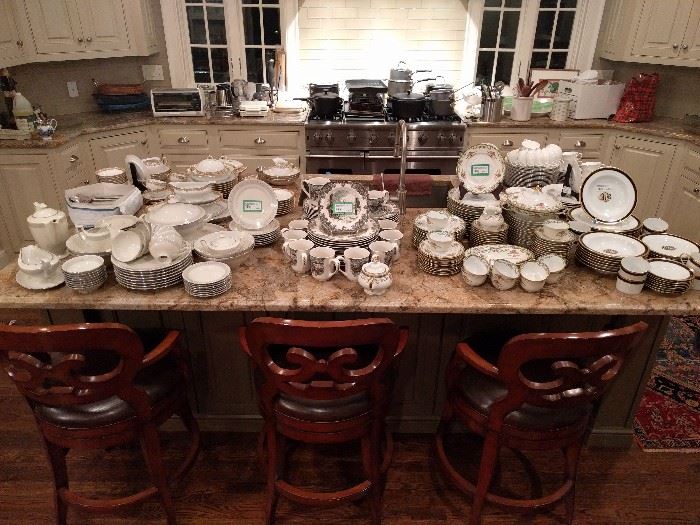 ALMOST, but not quite, the china department at Nieman's...