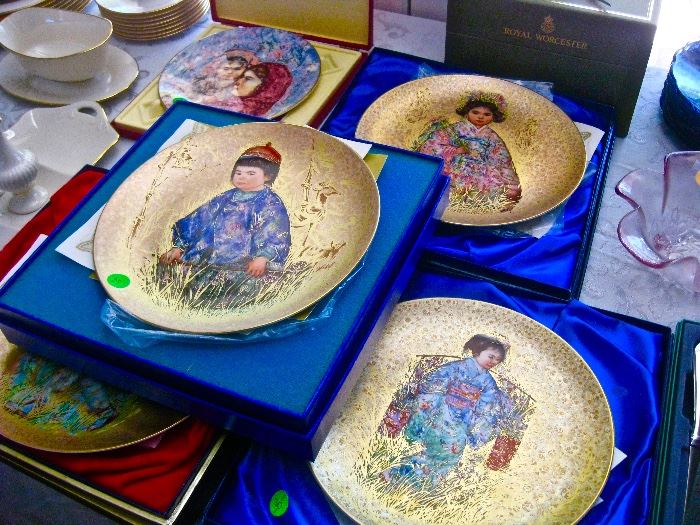 Edna Hibel collector plates