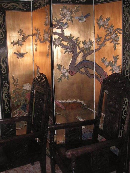 Pair of Chinese Chairs