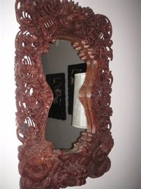 Bali Carved Mirror