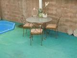 Patio table and chairs