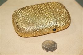 Gold cigarette case