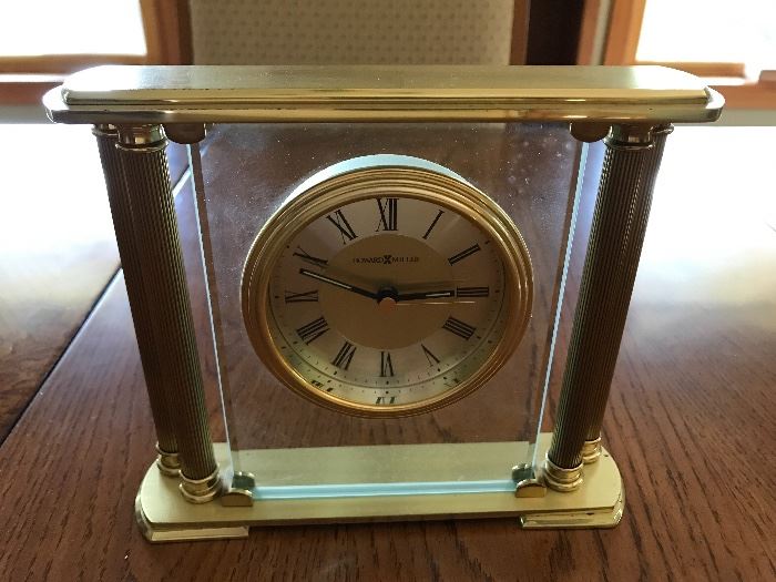 Very nice Howard Miller Brass Mantle Clock