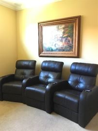 Leather Theater Seating from Florida Leather Gallery