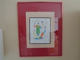 Unique framed artwork