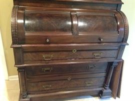 Antique Roll Top Secretary (Lower Part)