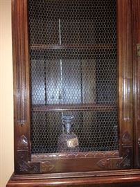 Antique Roll Top Secretary (Upper Door)