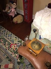 rugs, linens and camel sadle 