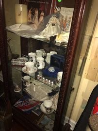 antique display hutch 