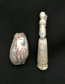 Zuni Fetishes by Ed Lementimo and Adrian Cachini