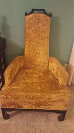 Wow 1960 Gold Velvet Chair