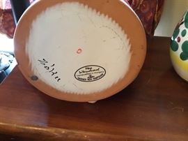 Bottom of the tall vase