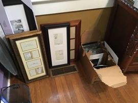 Miscellaneous frames in various sizes