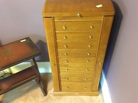 Jewelry chest - packed full of all kinds of great items. Will be working on thus for a while