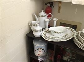 Cookie jar on bottom left