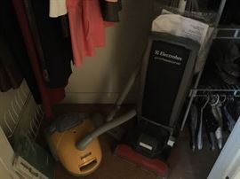 (2) vacuum cleaners