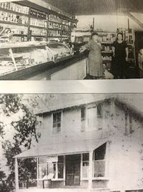 The site of a General Store & the town's Post Office as it originally looked.