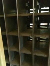 32 mailboxes that load from the back...