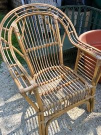 Retro/Vintage Bamboo Chair