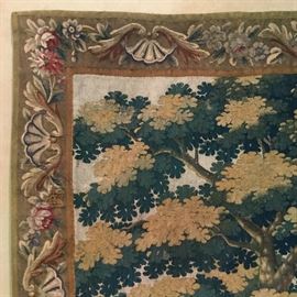 Detail of 18th c. Flemish tapestry.