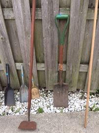 Vintage tools and gardening tools