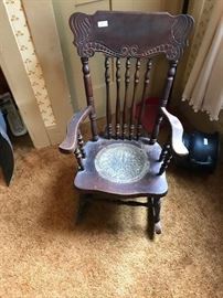 All original child's rocker.