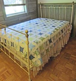 Old iron and brass double/full bed
